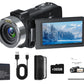 4K Video Camera Camcorder With 18x Digital Zoom And 32GB Card