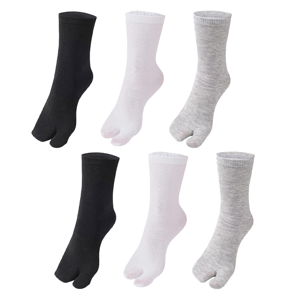 6 Pairs Flip Flop Socks Tabi Split Toe Socks Toe Socks