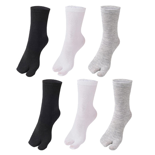 6 Pairs Flip Flop Socks Tabi Split Toe Socks Toe Socks