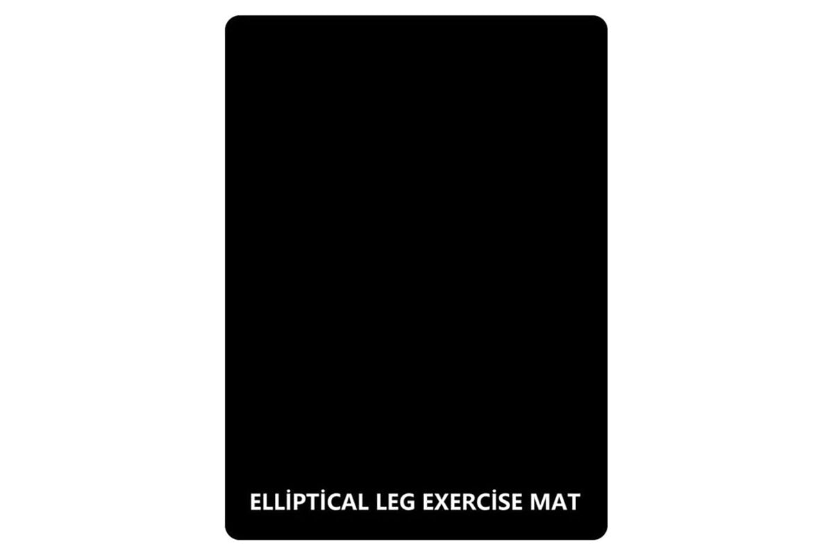 Non Slip Ellipse Leg Exerciser Workout Mat Under Desk Elliptical Exercise Mat for Seated Pedal Machines