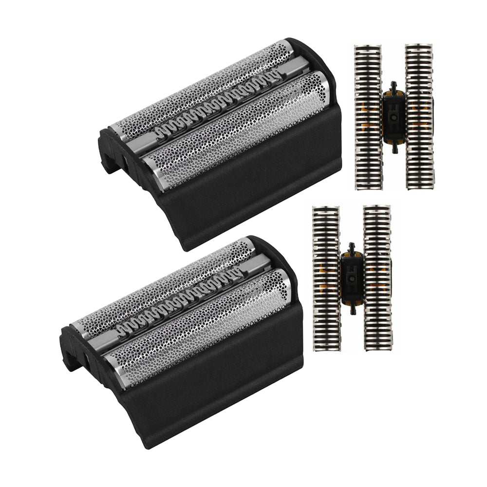 2Pcs 31B Shaver Foil and Cutter Replacement Head for Braun Series 5000 6000 350 Razor
