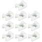 500 PCS Cable Tie Base Nylon Saddle Mount for Wire Management-White