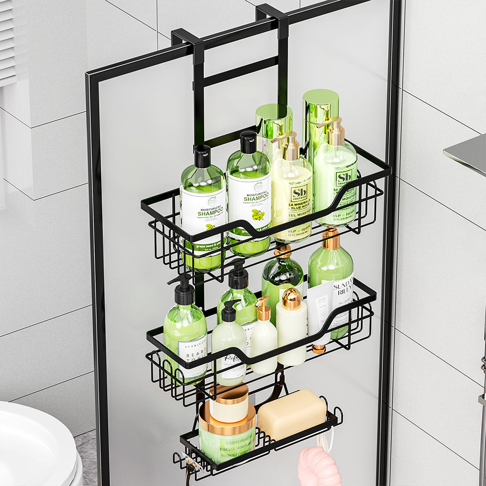 Over the Door Shower Organiser with Baskets
