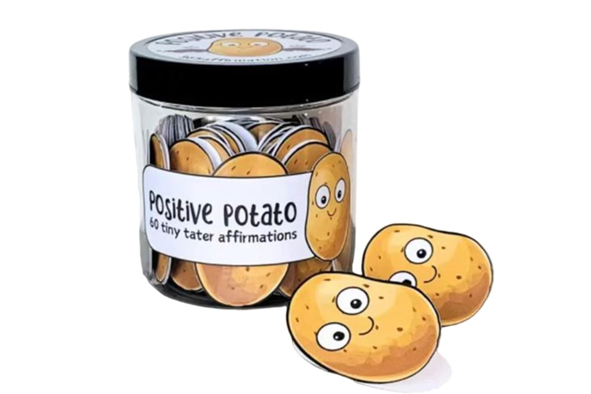 60PCS Positive Pickles Affirmation Cards Jar Motivational Gift for Women and Teens