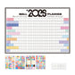 2026 Wall Calendar Annual Yearly Wall Planner Home Office School