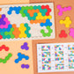 Wooden Tangram Puzzle Set STEM Educational Logic IQ Game Montessori Toy
