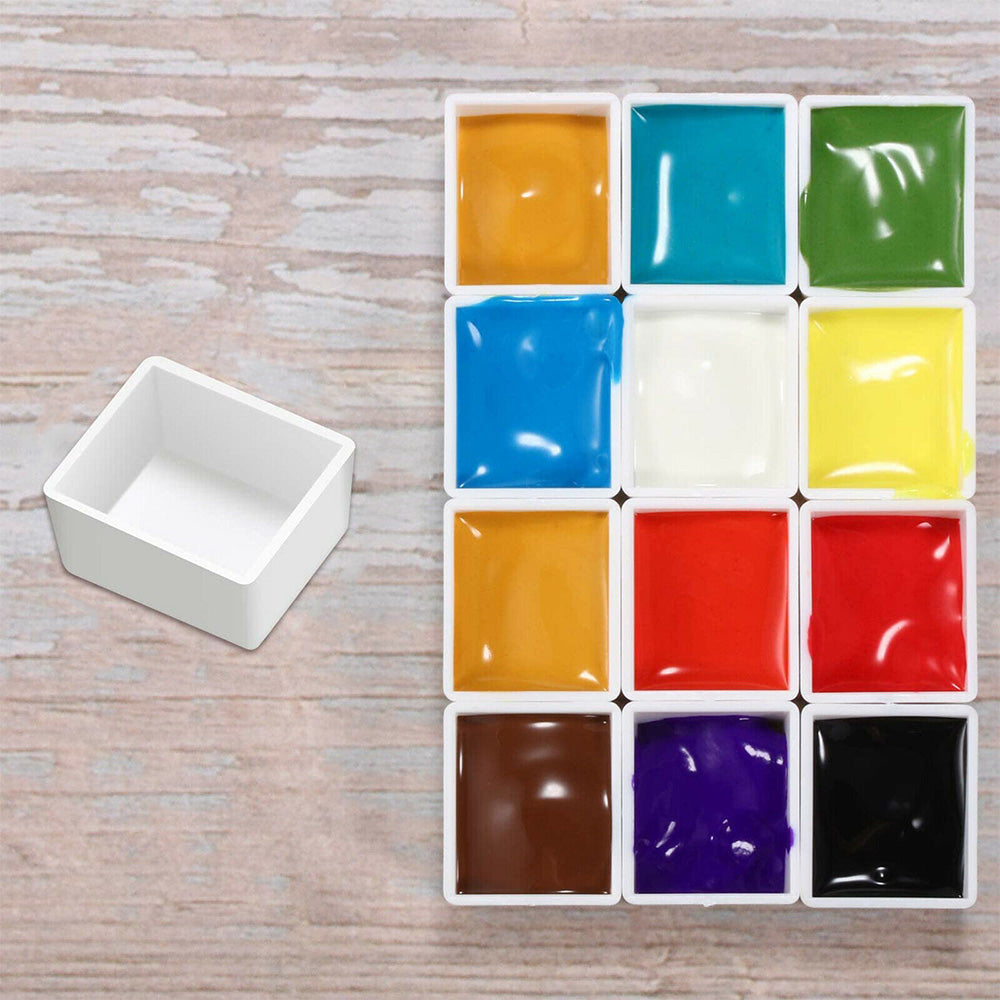 Empty Metal Palette Box Watercolour Travel Palettes