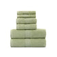 6-Piece Set Pure Cotton Soft Absorbent Bath Towels for Bathroom