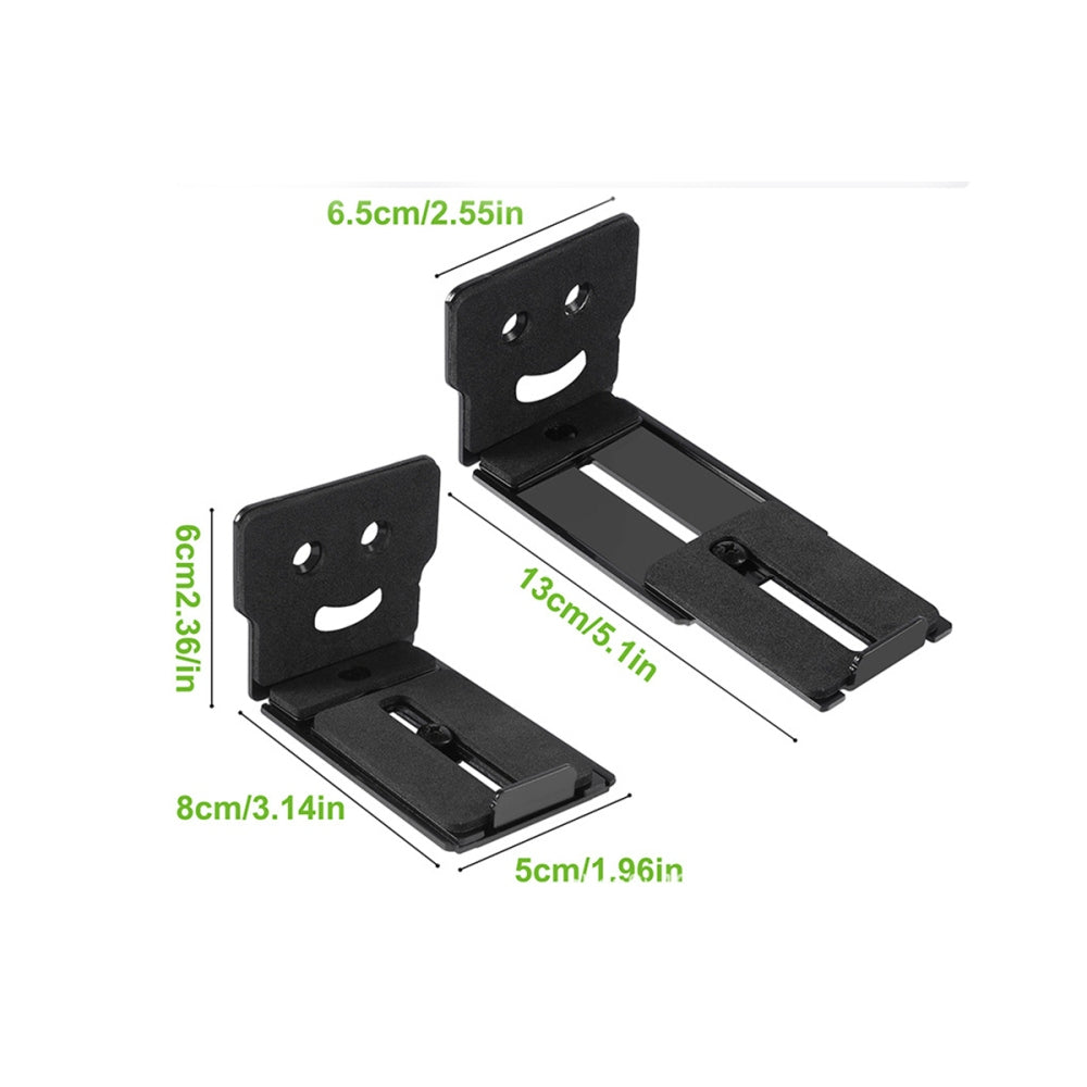 Universal Adjustable Sound Bar Wall Brackets