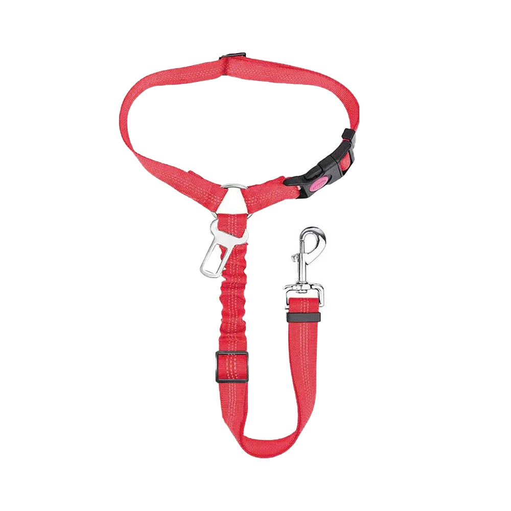 Removable Dog Belt Harness for Car Adjustable High Elastic Bungee