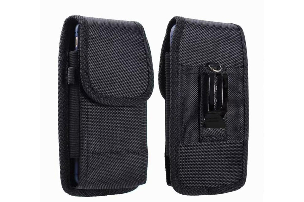 Universal Cell Phone Belt Holster Pouch with Hook and Loop Closure for Men and Women