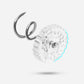 50 Pack Clear Spiral Pins for Bed Skirts Sofa Covers and Upholstery
