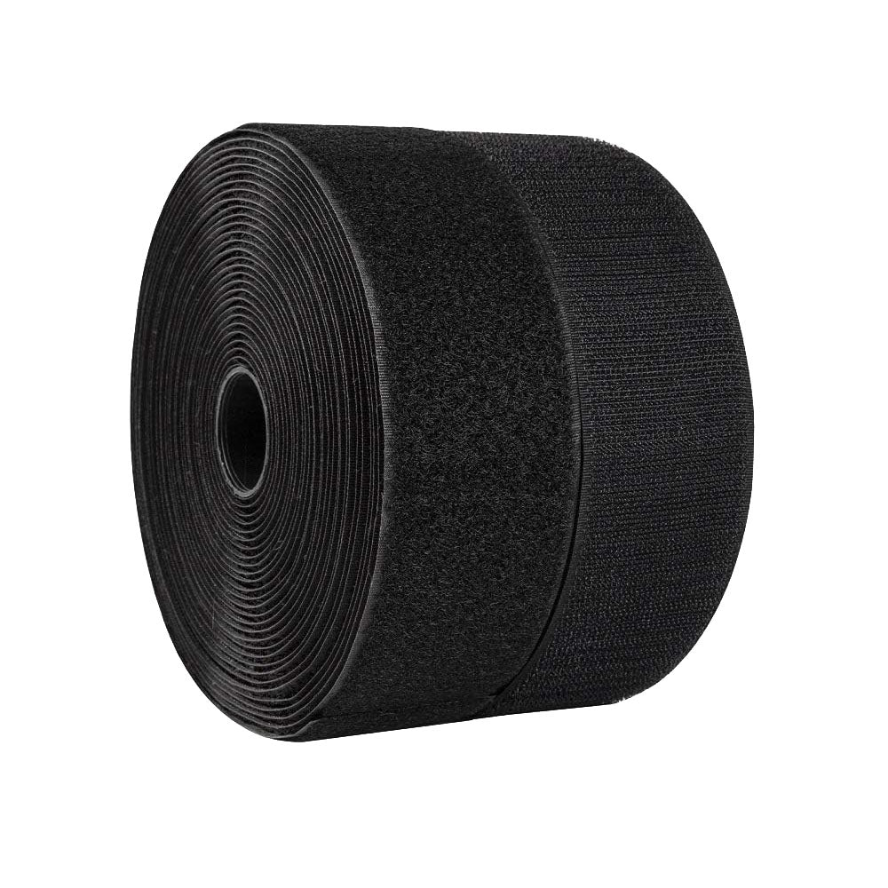 Self Adhesive Hook and Loop Tape 2 Rolls 5cm x 10m Hook Loop for Cable Management