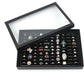 100 Slots Jewelry Ring Display Organizer Case Tray Holder Earring Storage Box