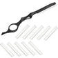 Hair Thinning Razor with 10 Replacement Blades for Professional Salon and Home Use