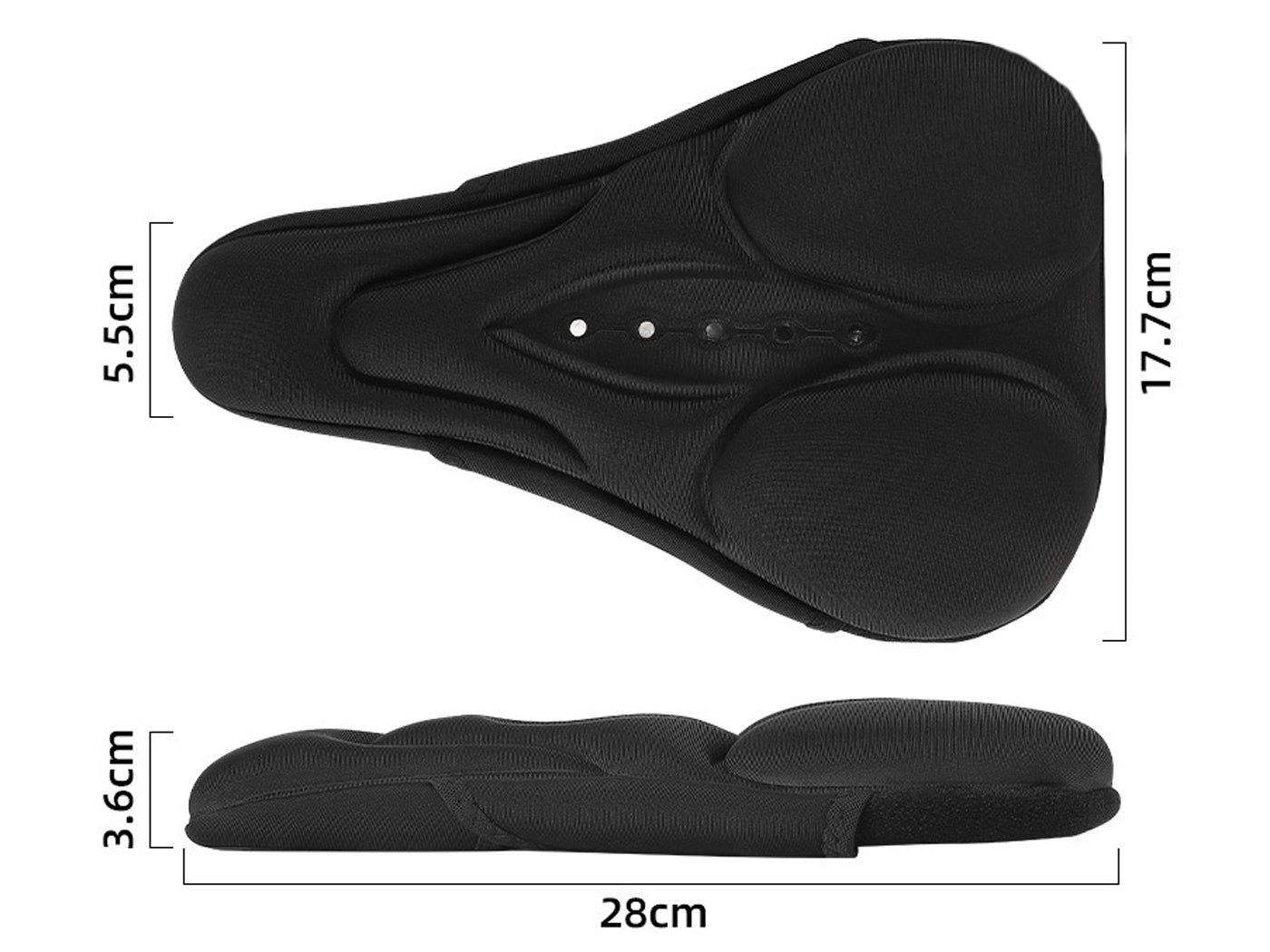 Bike Seat Cushion Sponge Bike Saddles Cover Bicycle Seat Protector