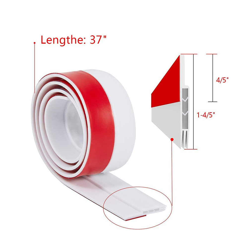 3 Self-adhesive Silicone Door Draft Seal Strip