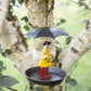 Garden Bird Feeder Ornament Umbrella Girl Hanging Outdoor Decor Feeding