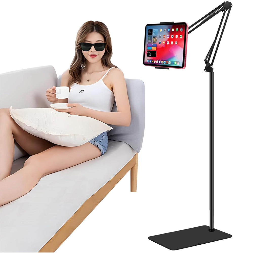 Adjustable Tablet Floor Phone Holder For 4-12.9inches iPad iPhone Switch