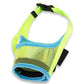 Dog Muzzle Air Mesh Adjustable Mouth Guard for Bark and Scavenging Prevention-Green