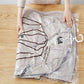 4Pcs Set Hanging Vacuum Bags Clothes Storage Cover