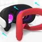 7-Piece Silicone Protective Case Set for Meta Quest 3S VR Headset Accessories