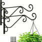 2 Pcs Wall Mounted Plant Hanger Heavy Duty Outdoor Balcony Hanging Basket