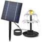 2.5W 3 Tiered Multifunctional Solar Bird Bath Fountain for Courtyard Patio Balcony