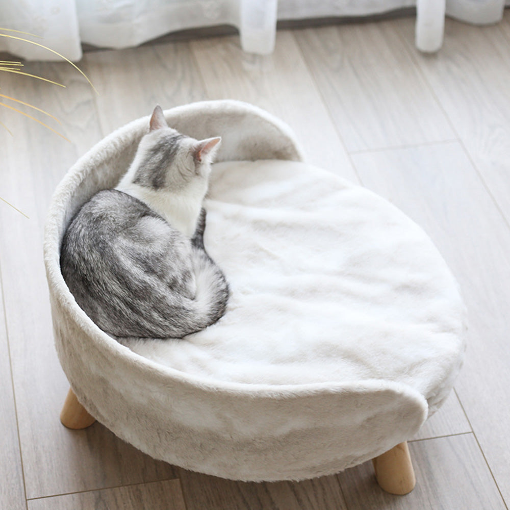 Elevated Dog Cat Bed Sofa Couch Kitten Lounge Raised Pet Bed with Legs