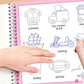 Magic Handwriting Practice Books With Pens Reusable Grooved Copybooks