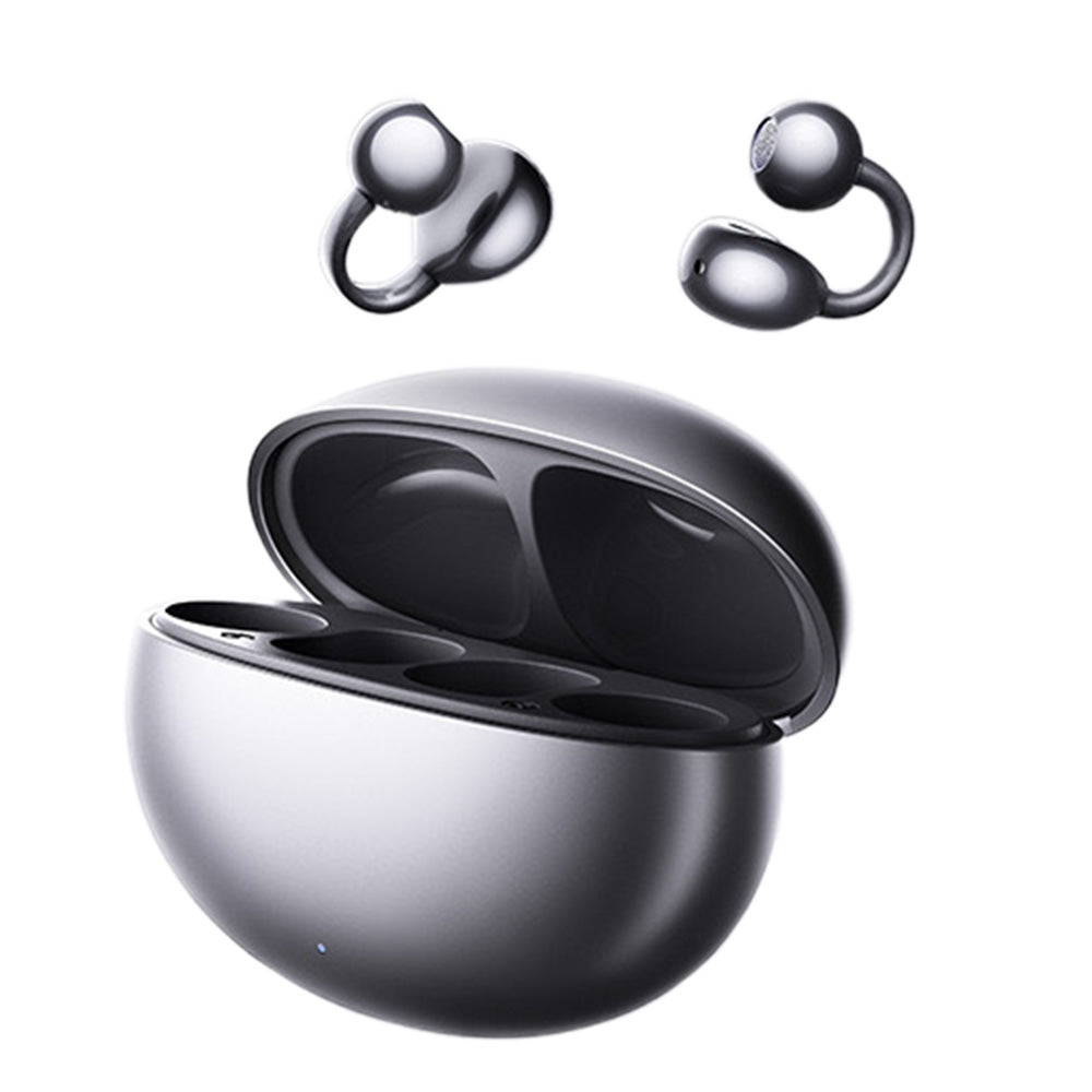 Clip-On Open Ear Bluetooth 5.4 Earbuds with C-Shaped Bridge and IPX4 Waterproof