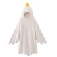 Cartoon Goose Hoodie Blanket Oversized Fleece Onesie for Sleep Lounging and Party-Style 1