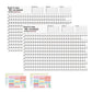 2Pcs Annual Wall Daily Schedule Countdown Calenders
