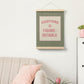 Colorful Inspirational Words Art Prints with Hanging Cord for Home Office Classroom