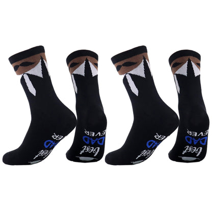 2Pairs Father's Day Funny Socks for Dad