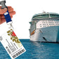 4PCS Cruise Lanyard with Retractable Badge Holder and Waterproof ID Card Holder
