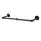 Wall Mounted Clothes Rack Industrial Pipe Hanging Rod for Closet Laundry Room