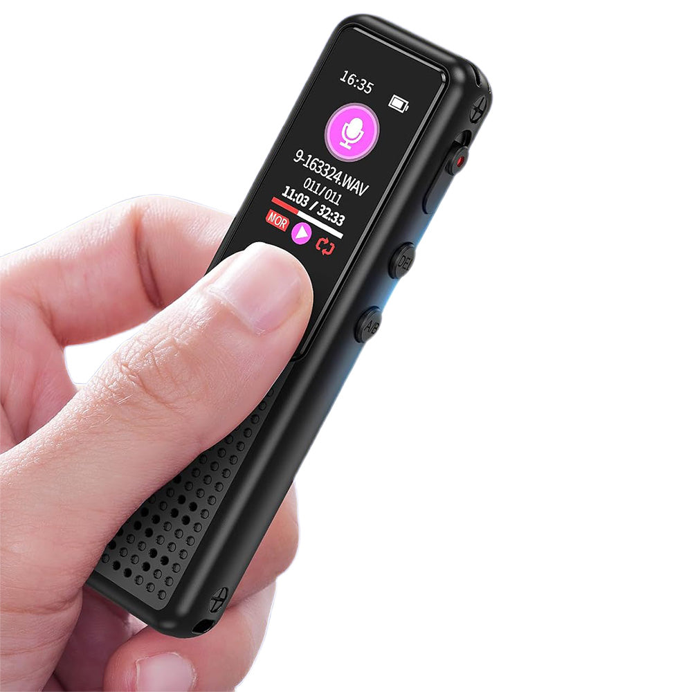 Digital Voice Recorder With Noise Reduction Technology For Meetings Lectures