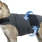 Pet Anxiety Relief Vest Dog Adjustable Calming Wrap for Thunderstorms Travel
