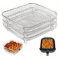 Stainless Steel Air Fryer Grill Rack Baking Tray Dehydrator Accessory