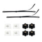 2Pcs Adjustable TV Straps Adhesive Anti Tip Furniture Anchors