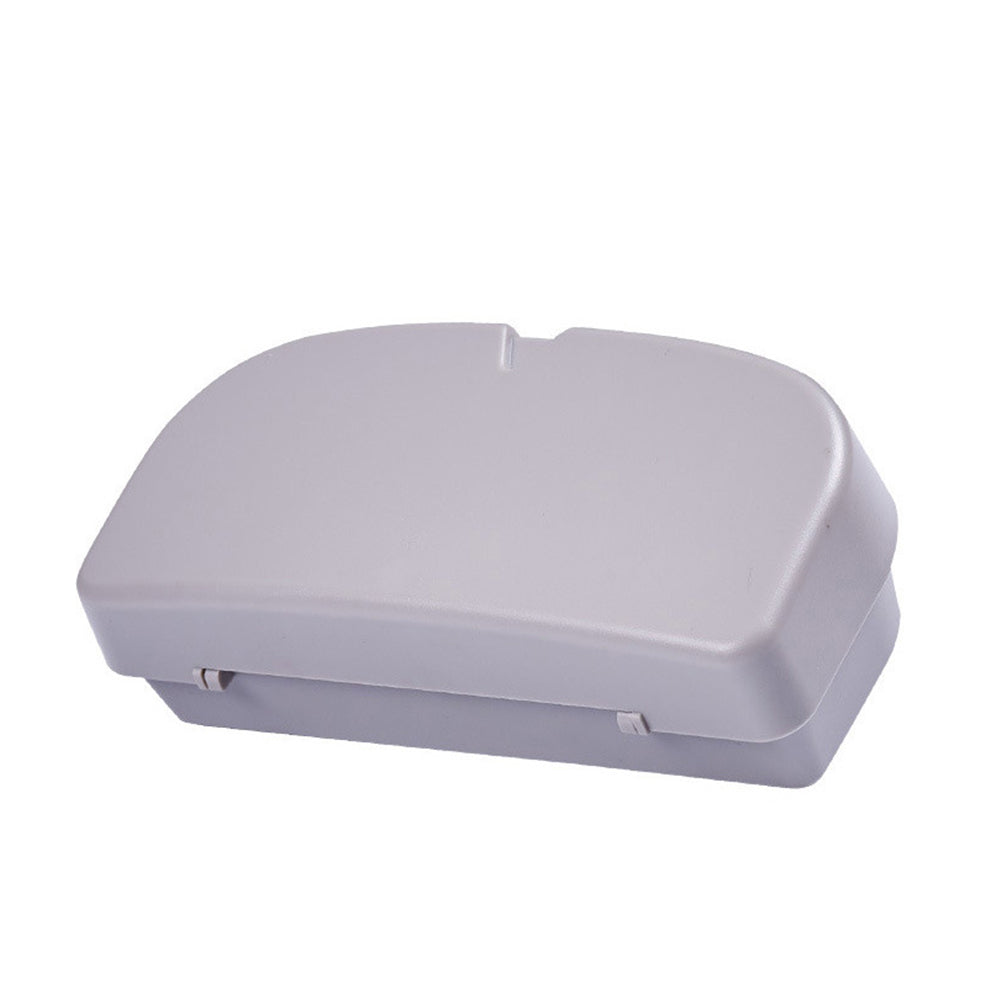 Car Sunglasses Card Storage Box with Clip for Auto Visor