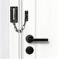 2 Pack Door Security Chain Lock Strong Door Chain Lock with 12 Screws for Wood Door