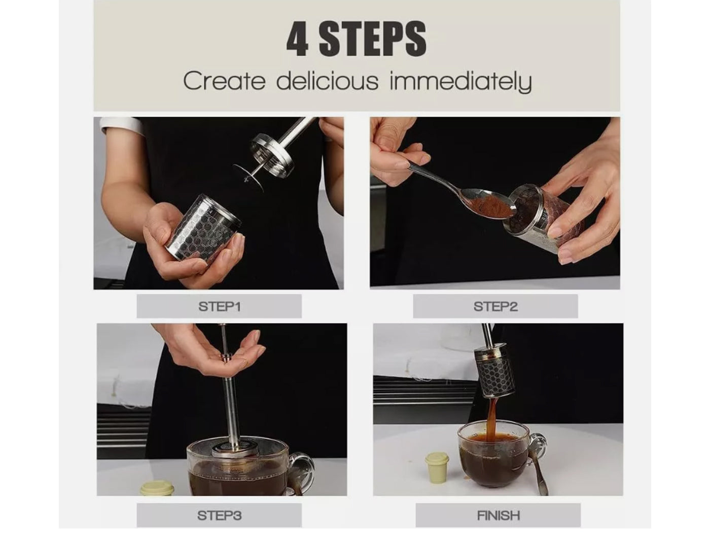Portable Stainless Steel Coffee Filter