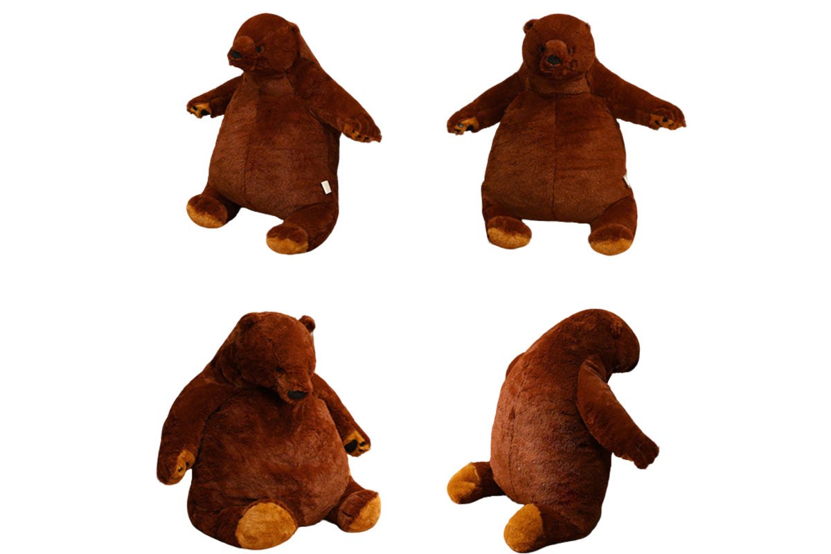 Giant Brown Bear Stuffed Animal for Adults Stress Relief Anti-Anxiety Cuddly Bear Toy