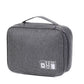 Large Digital Electronics Travel Organizer Bag with Adjustable Dividers