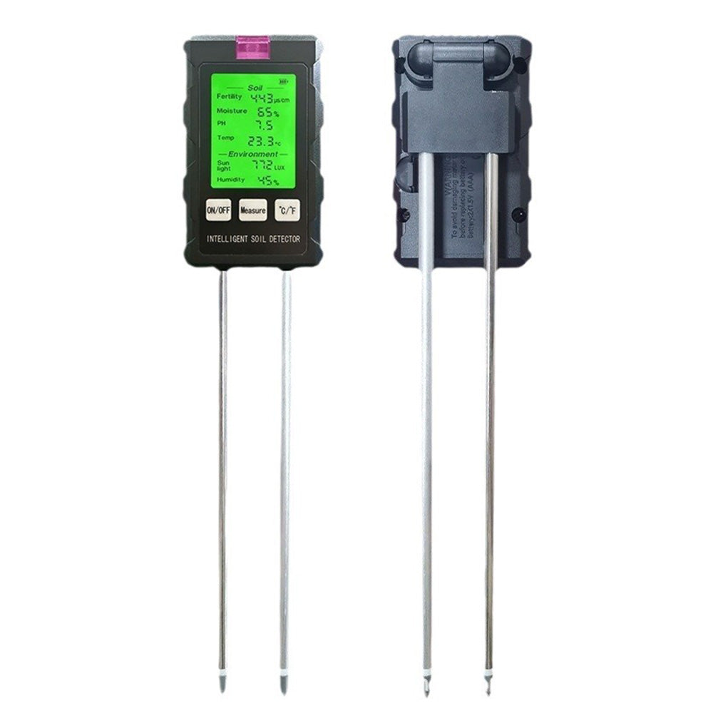 6 in 1 Soil Moisture Meter with PH Meter and Plant Temperature for Garden