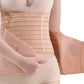 3 in 1 Postpartum Belly Band Waist Shapewear Recovery Girdle After Birth Support-Beige