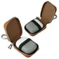 Earphone Holder Zipper Storage Pouch Protective Bag with Keychain for AirPods