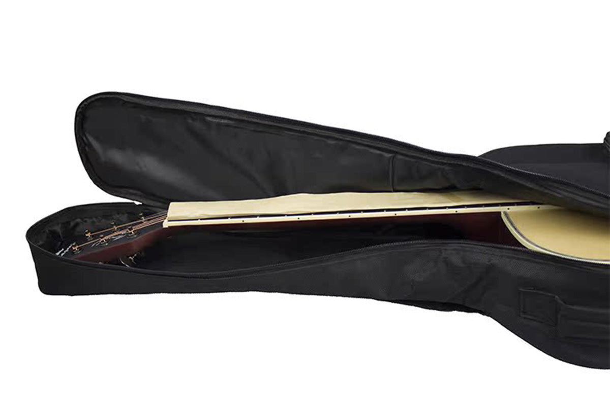 41 Inch Black Dual Strap Protective Guitar Bag for Acoustic and Electric Guitars